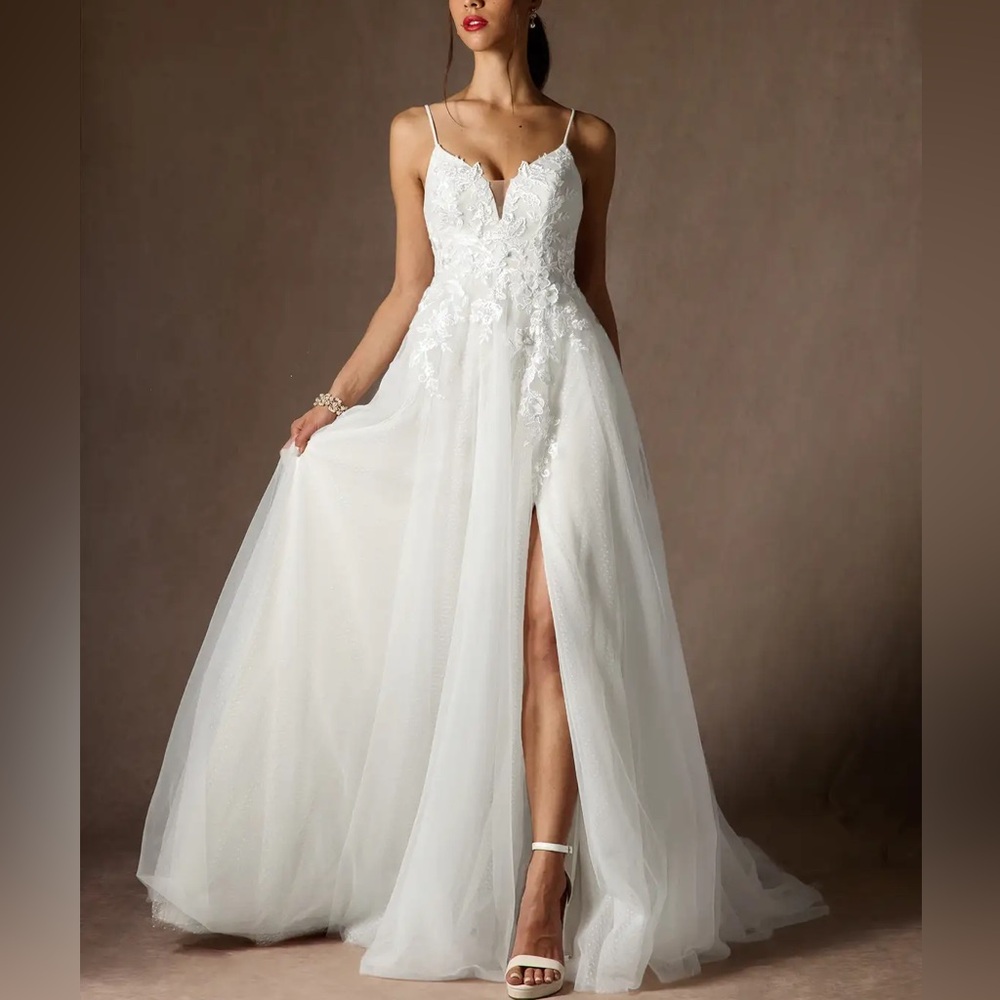 A-Line Wedding Bridal Dress - Size 4